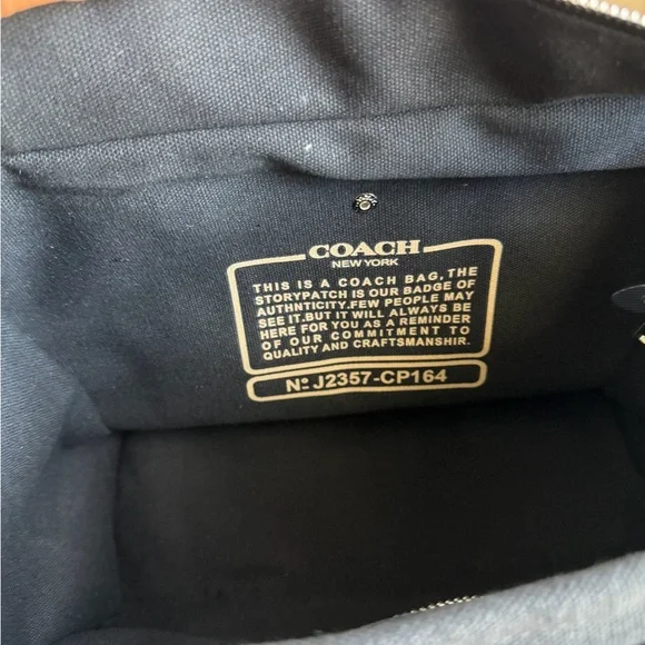 Coach Black Canvas Tote - Picture 7 of 7